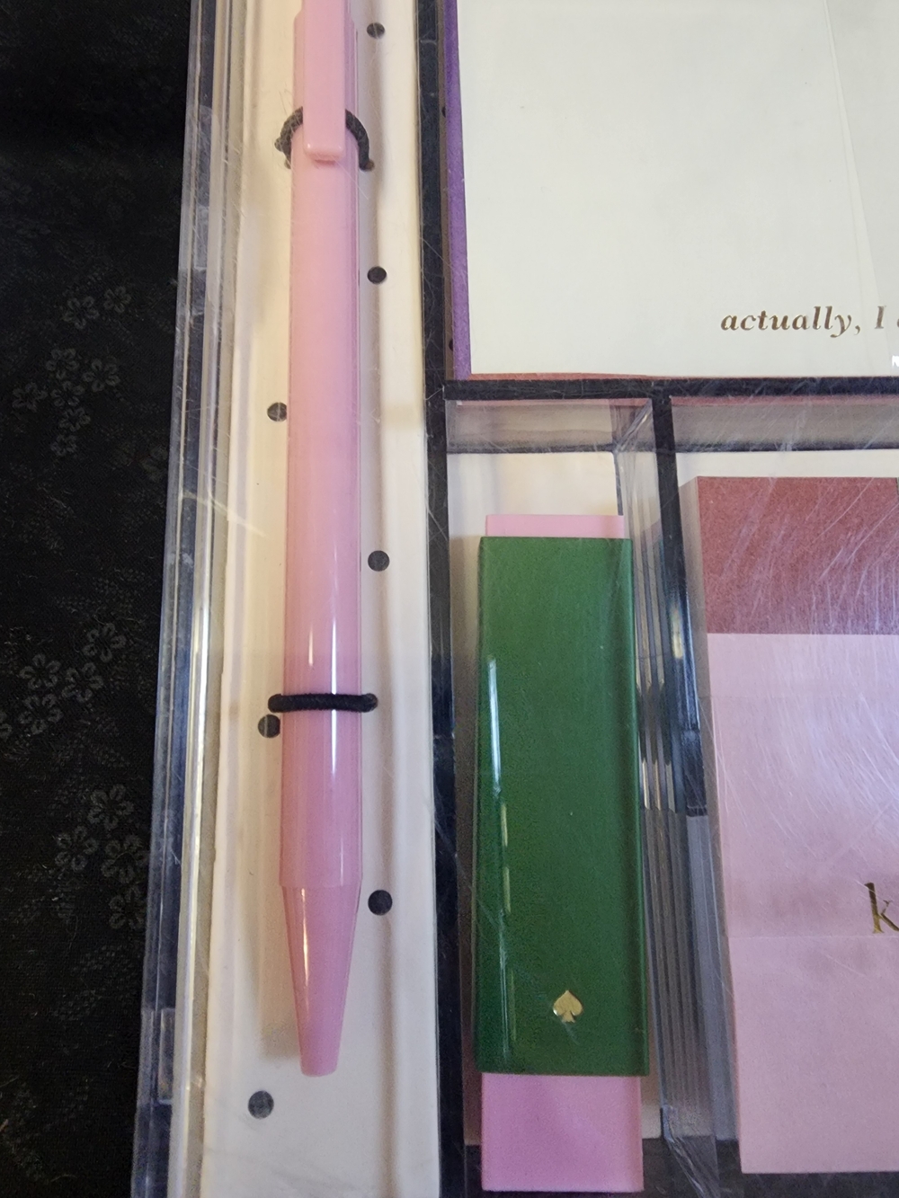 Kate Spade Office Supply Tackle Box Desk Set - Picture 5 of 7